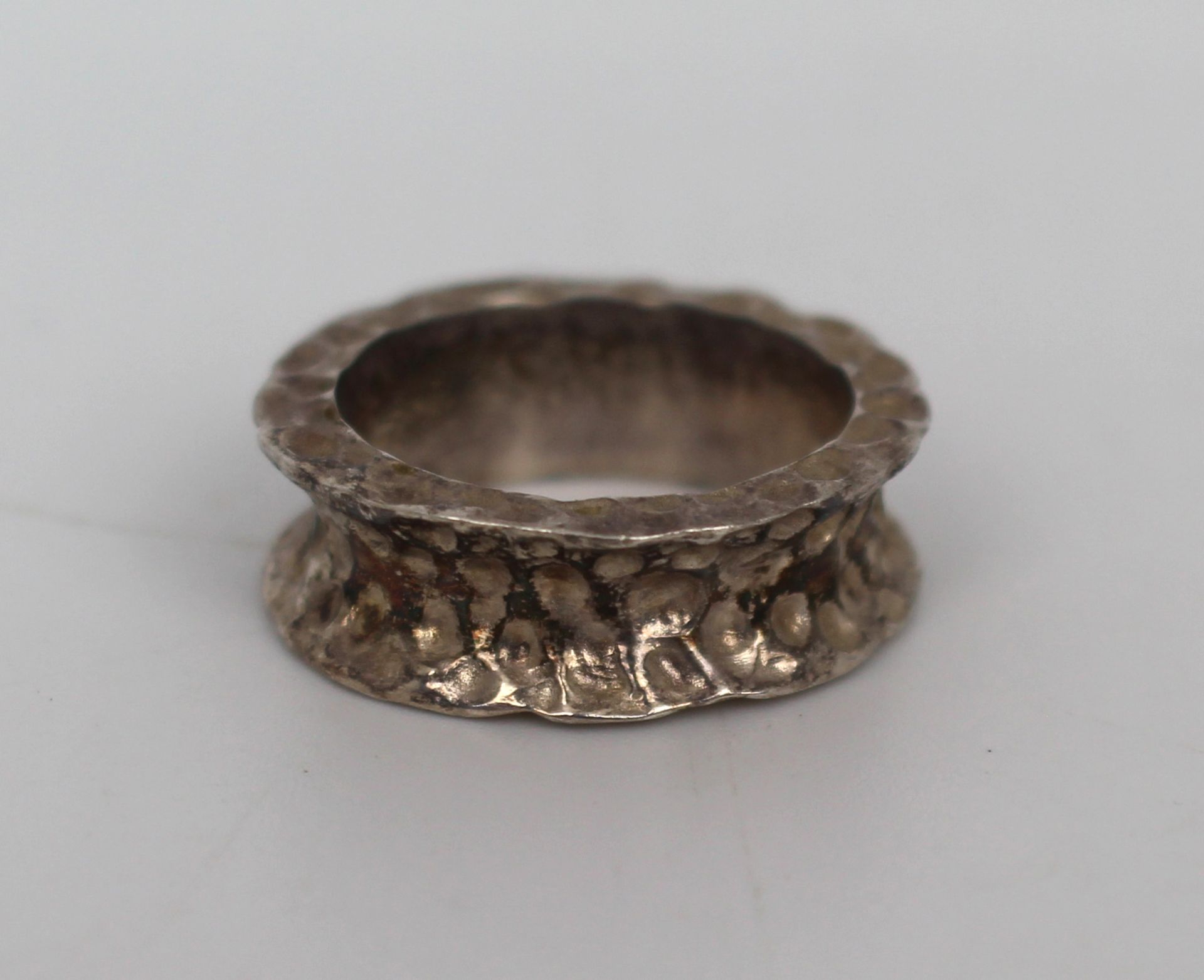 Hammered Silver Ring