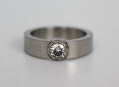 CZ Stainless Steel Ring