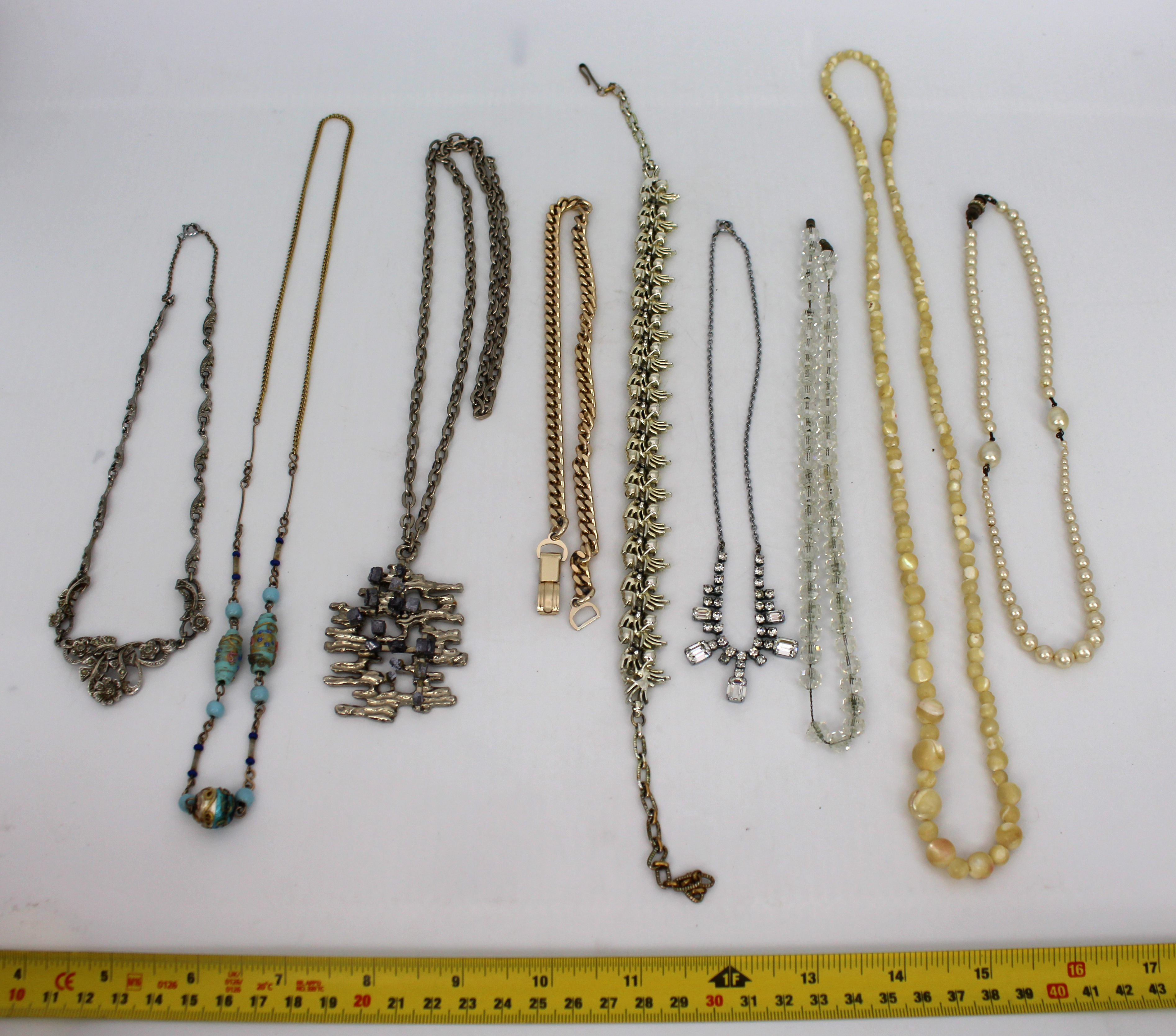 Set of 9 Necklaces - Image 2 of 2