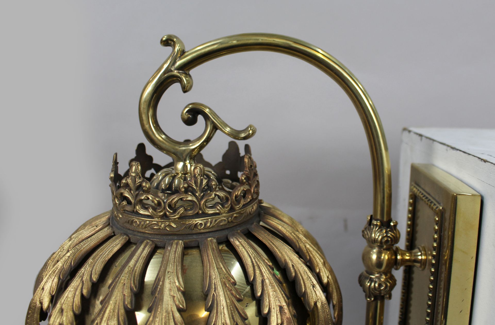 Pair of Fine Impressive Antique Brass Lanterns - Image 5 of 8