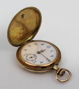 August Ericsson Gold Pocket Watch