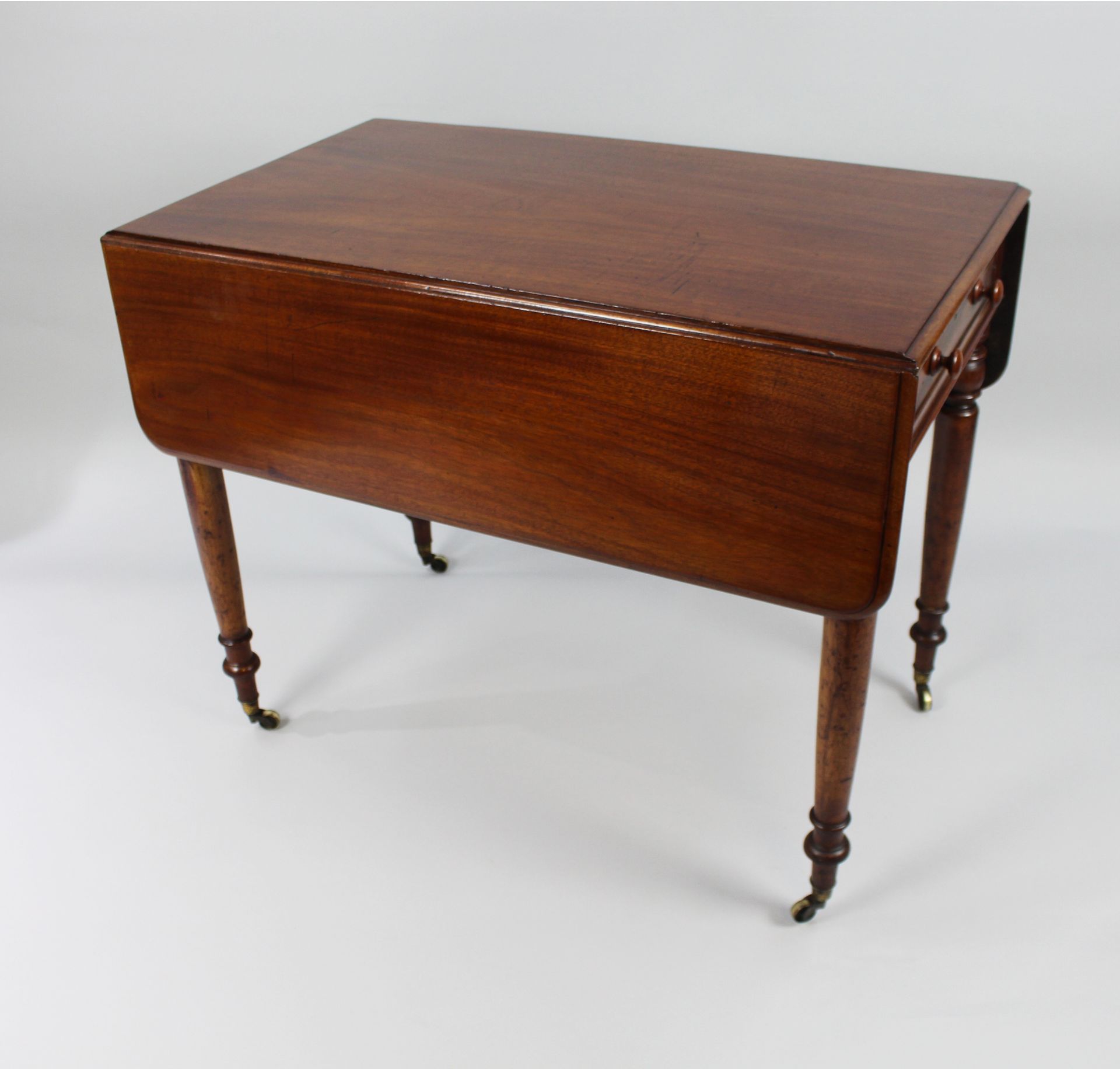 English Regency Mahogany Pembroke Table - Image 2 of 6