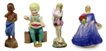 Collection of 4 Royal Worcester Figurines