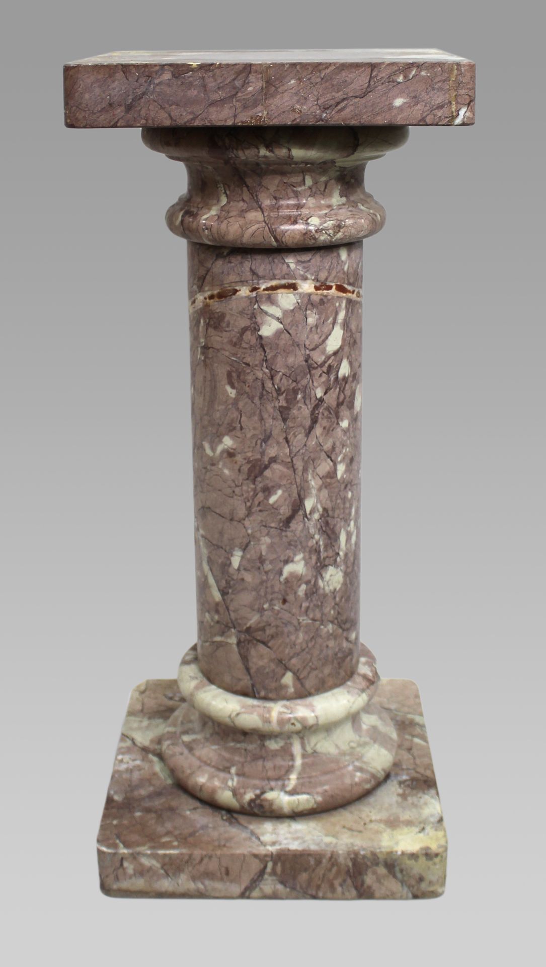 Rouge Marble Pedestal