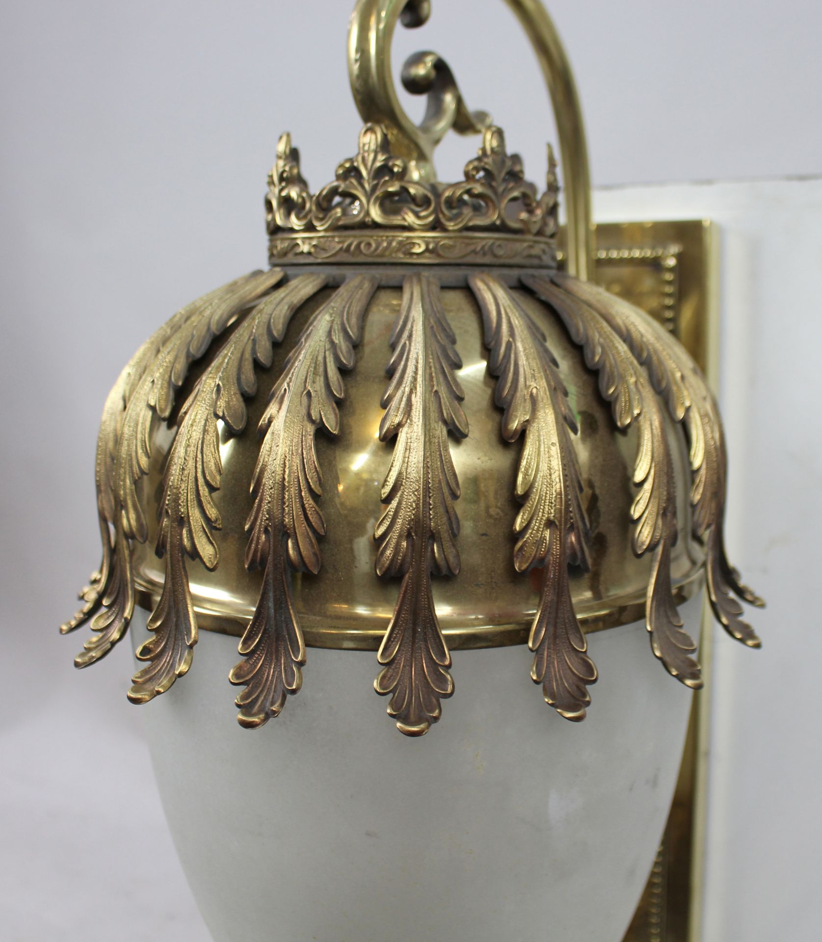 Pair of Fine Impressive Antique Brass Lanterns - Image 7 of 8