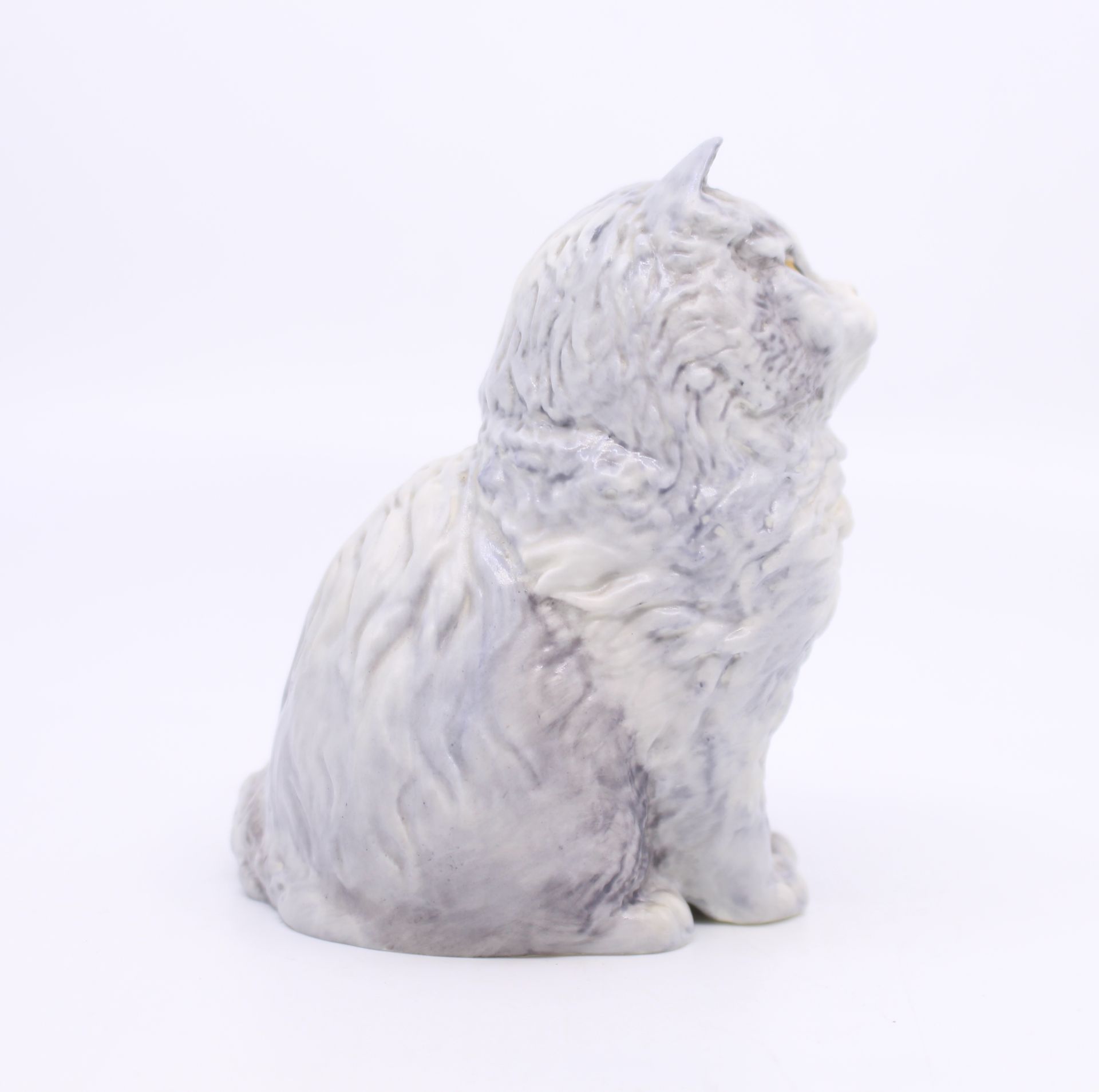 Pair of Royal Worcester Kitten Sculptures - Image 3 of 11