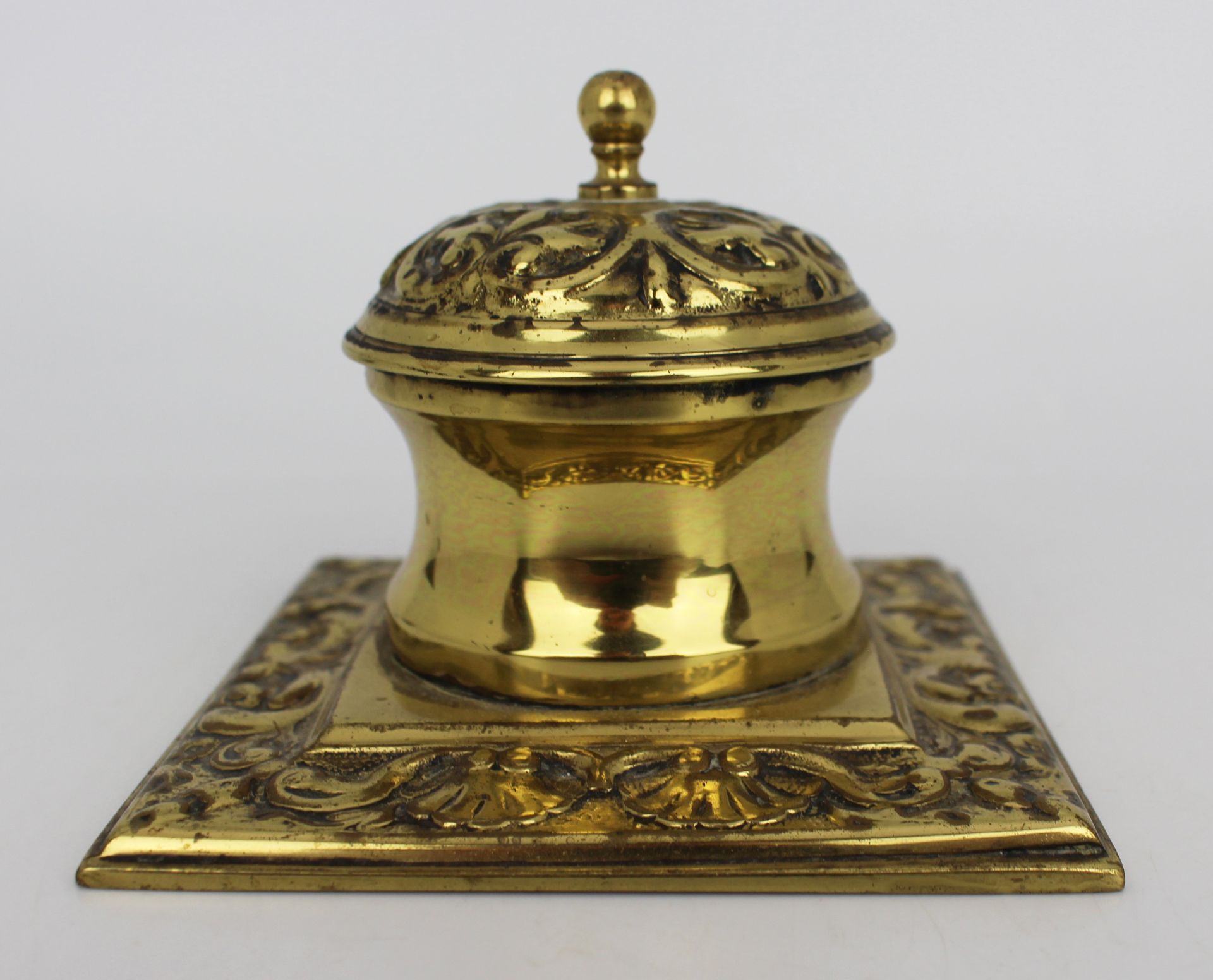 Brass Inkwell - Image 2 of 5
