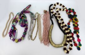 Collection of 9 Vintage Necklaces