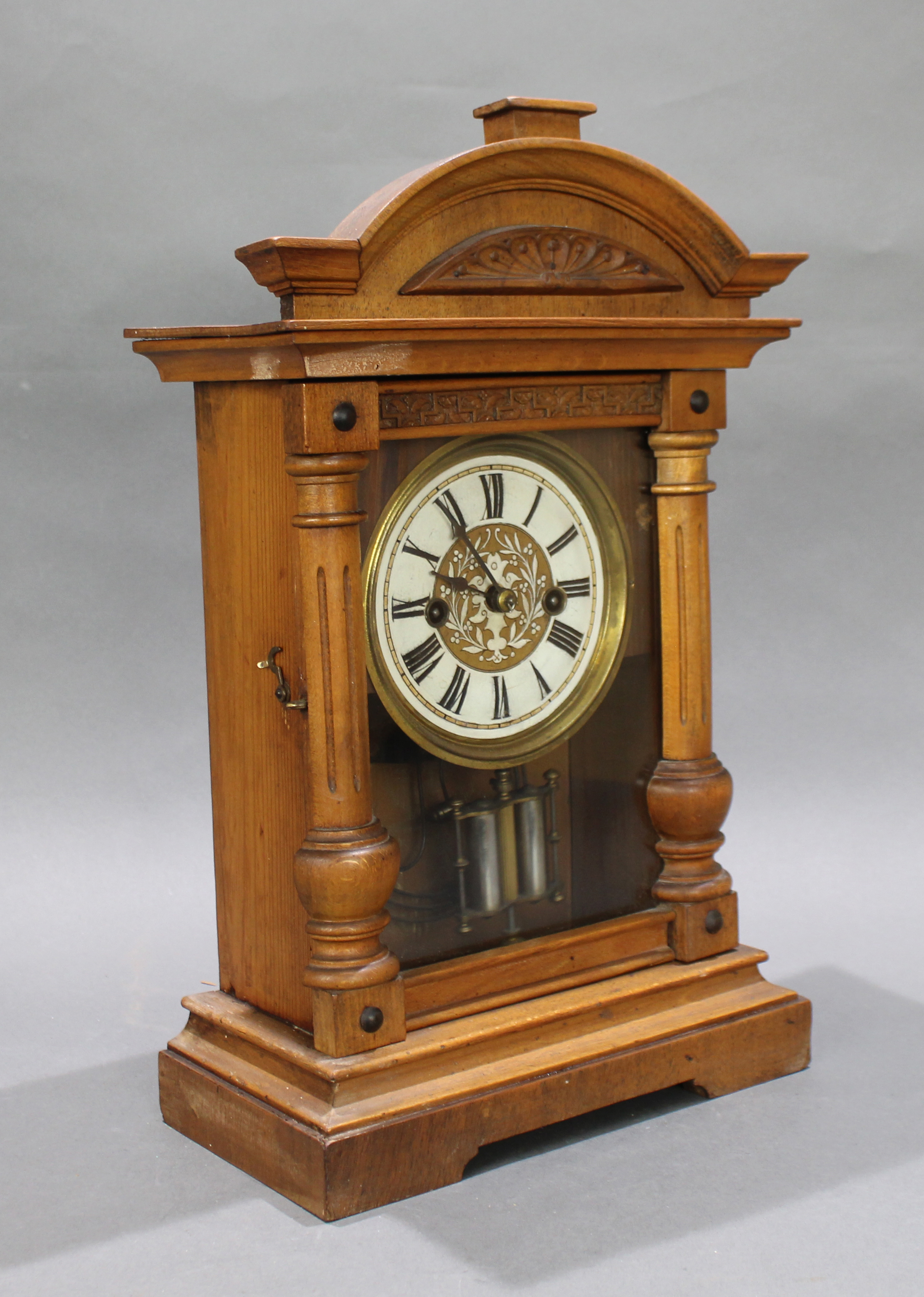 Antique German Wurttemberg Mantle Clock c.1900 - Image 3 of 7