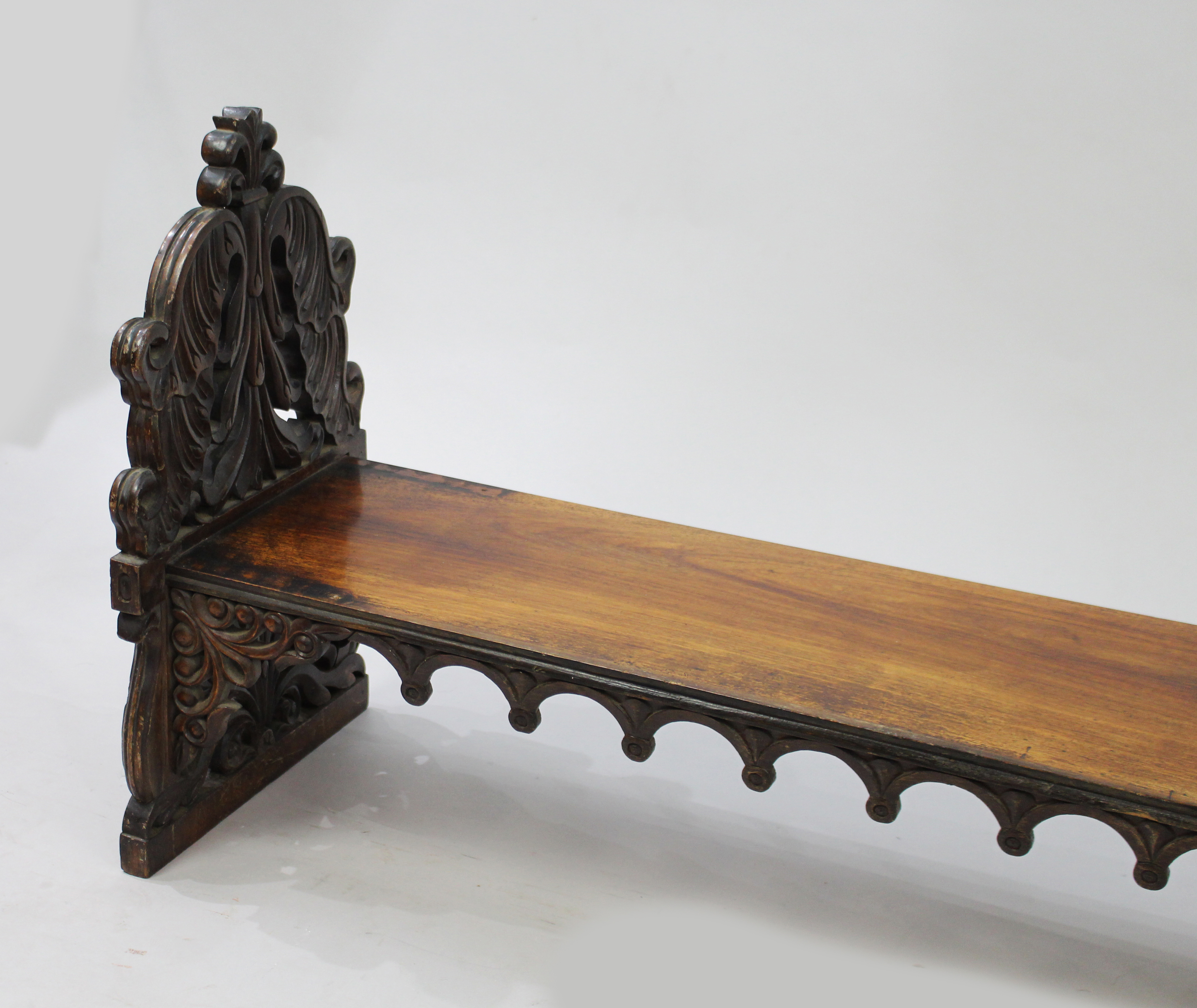 Early 19th c. Ecclesiastical Rosewood Altar Table Stand - Image 2 of 5