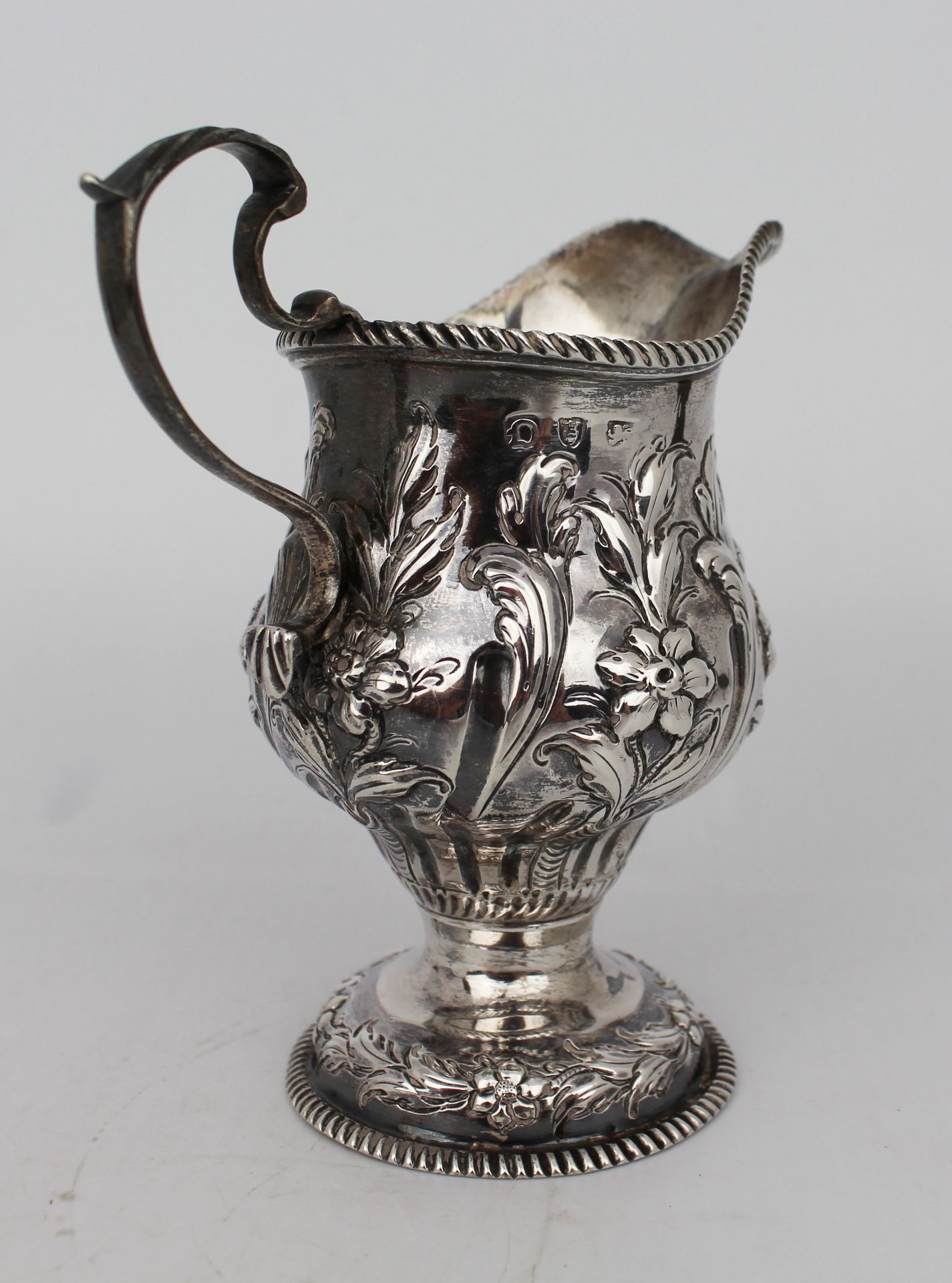 Fine Solid Silver Cream Jug London 1759 - Image 5 of 8