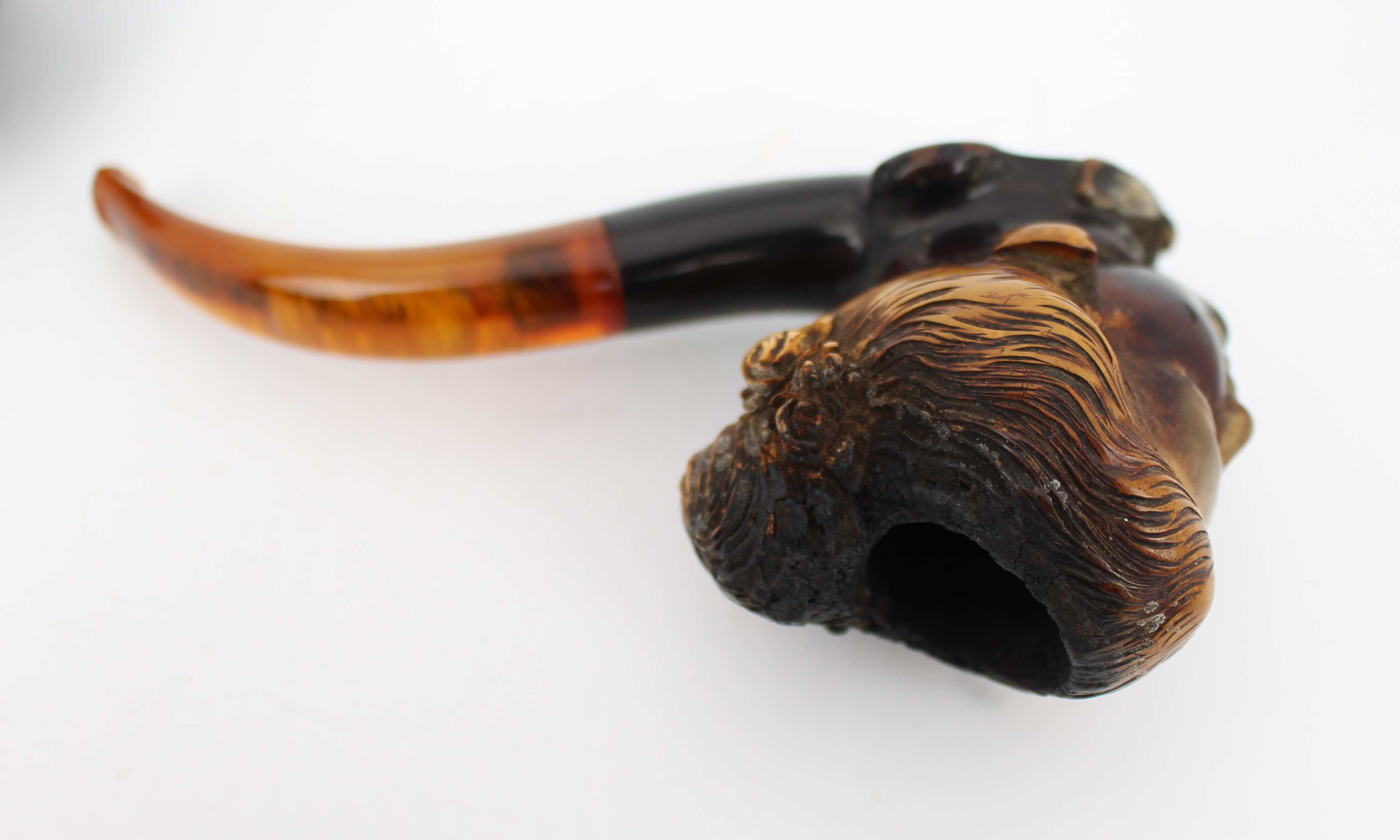 Antique W H Newman Cased Meerschaum Pipe - Image 3 of 6