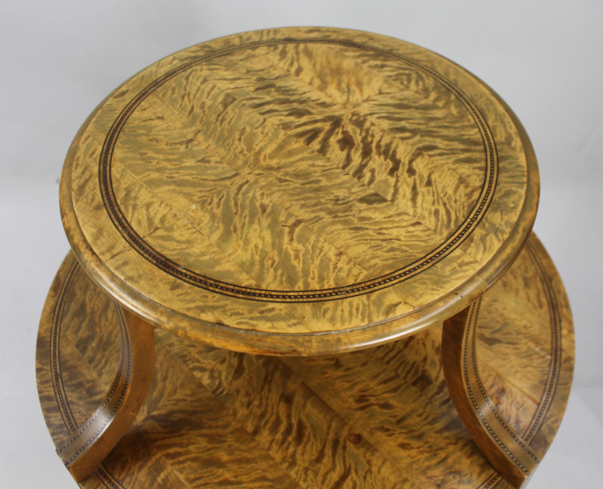 Early 20th c. Satinwood Two Tier Table - Image 3 of 6