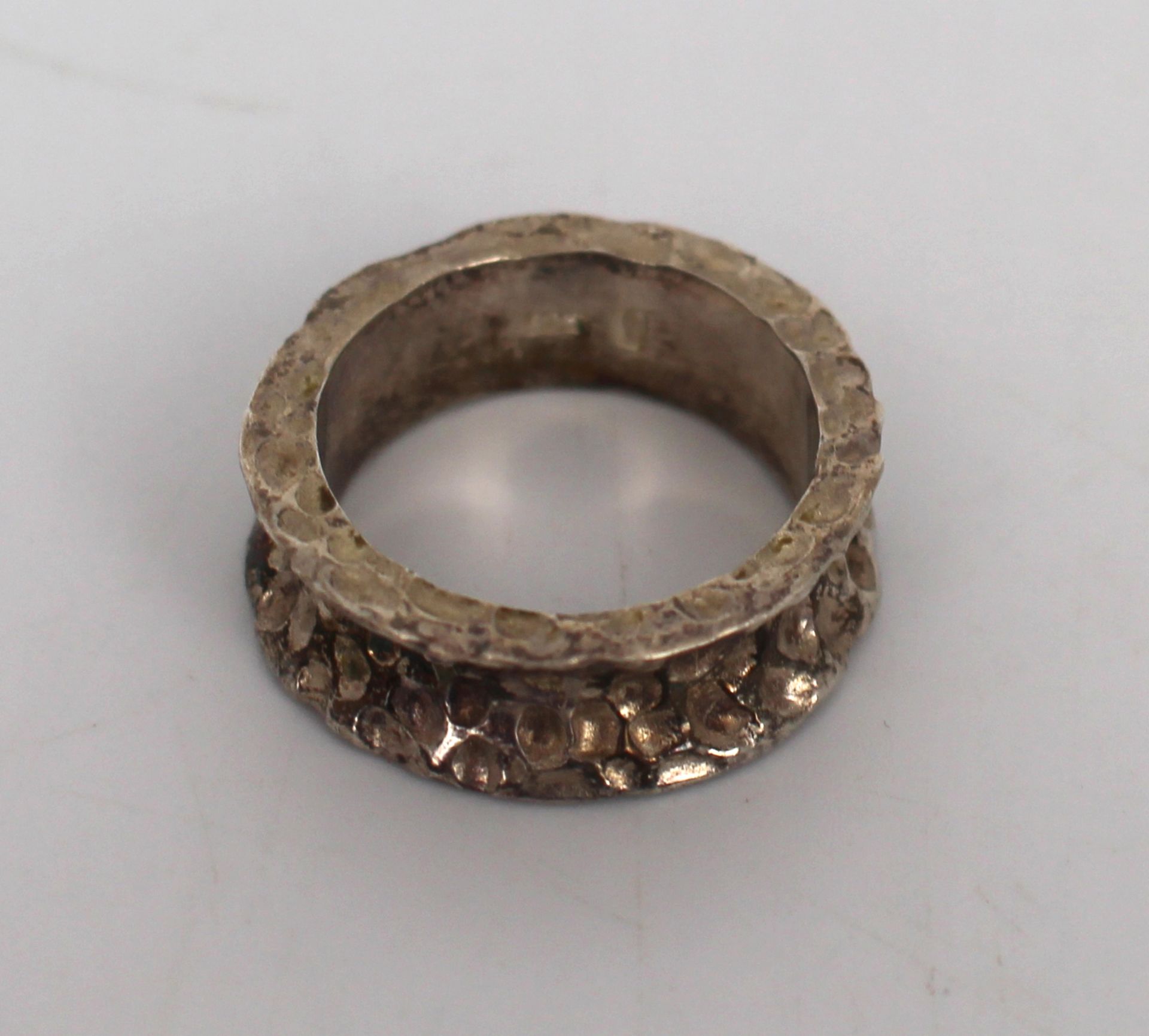 Hammered Silver Ring - Image 3 of 3