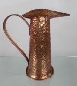 Antique Hammered Copper Jug