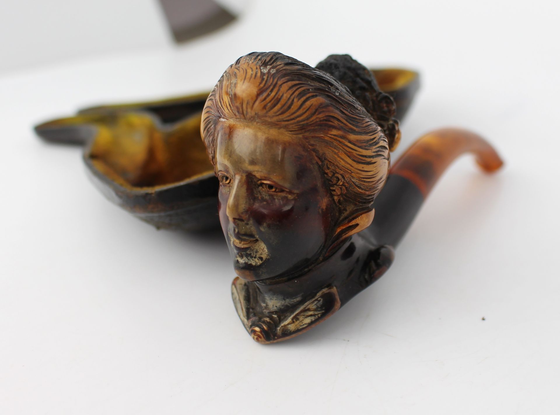 Antique W H Newman Cased Meerschaum Pipe - Image 4 of 6