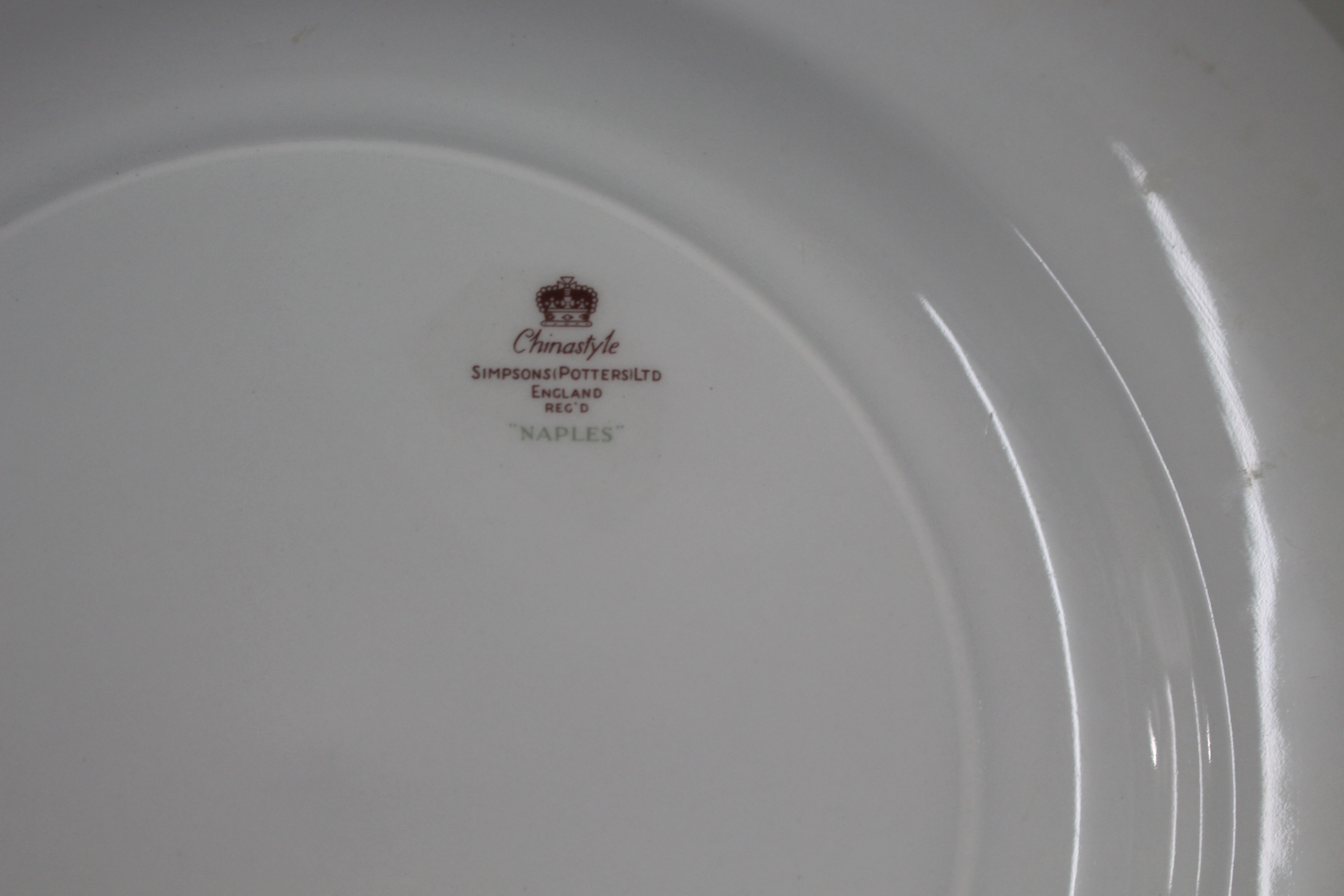 China style Simpson Potteries Naples Part Dinner Service - Image 6 of 7