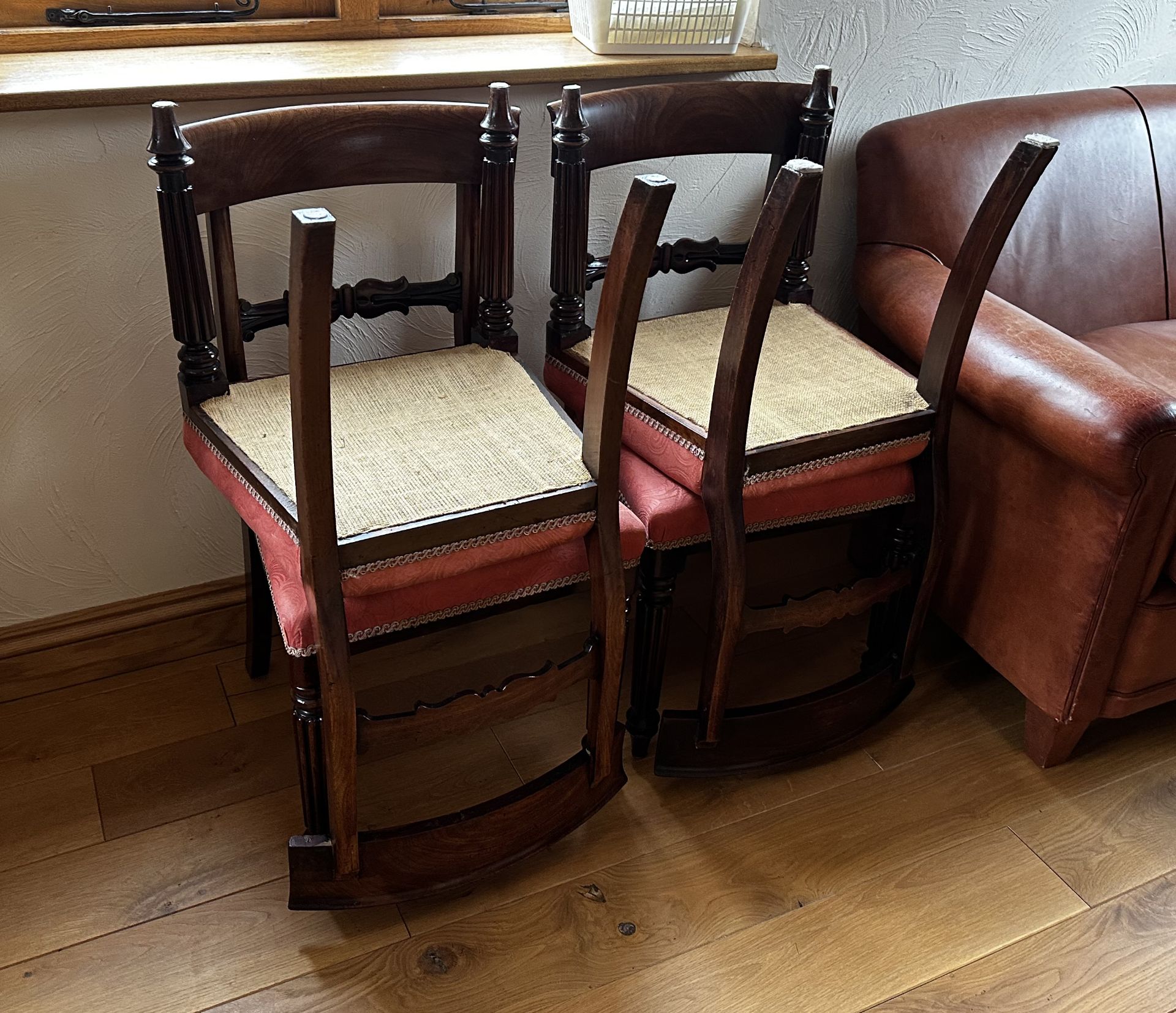 Antique George IV Breakfast Table & 6 Chairs - Image 7 of 13