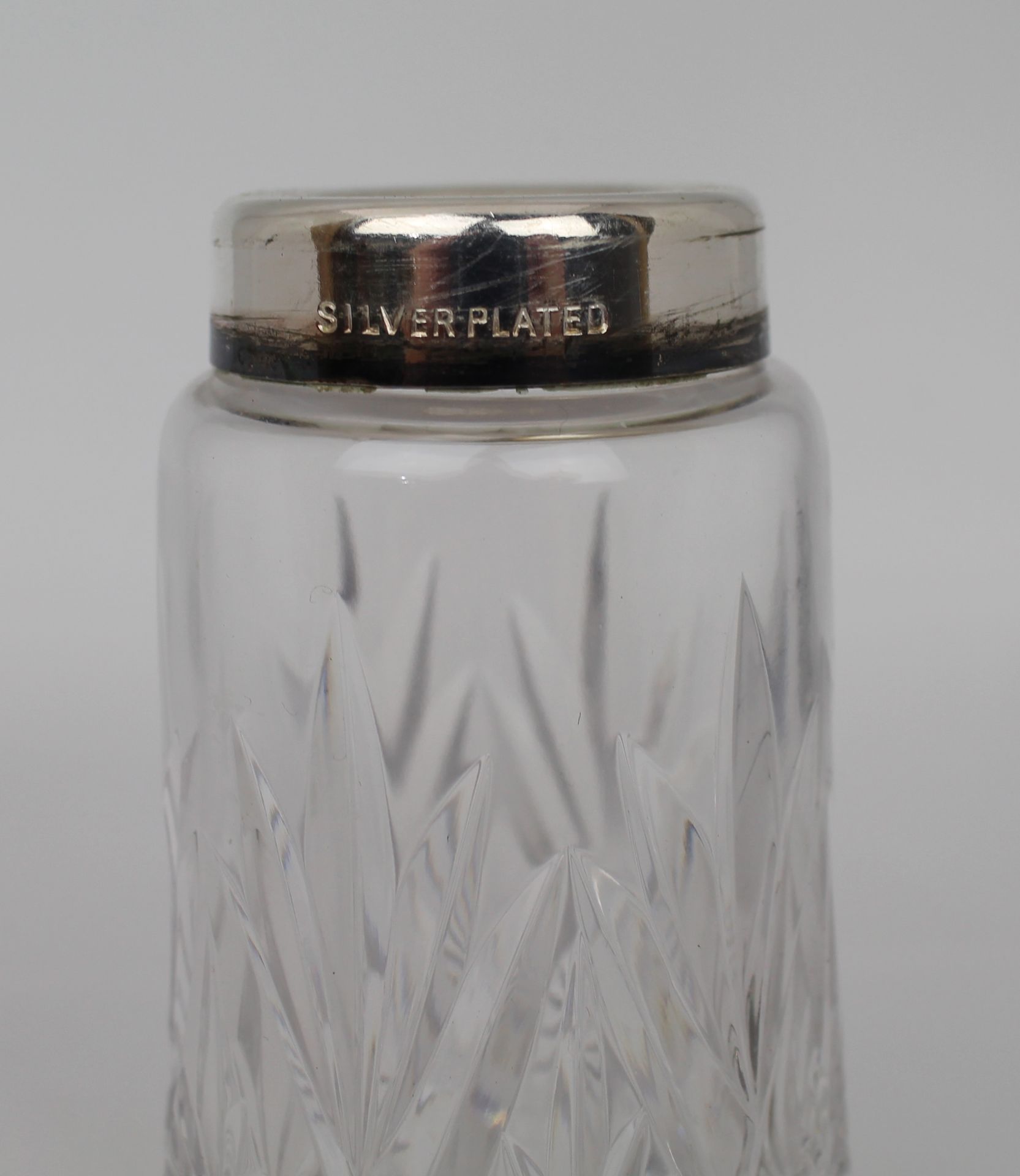 Vintage Cut Glass & Silver Plated Sugar Caster - Image 2 of 3