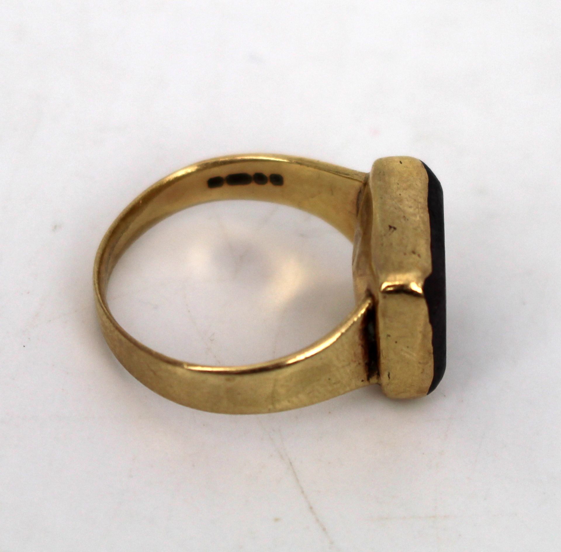 Vintage 9ct Gold Seal Ring - Image 3 of 4