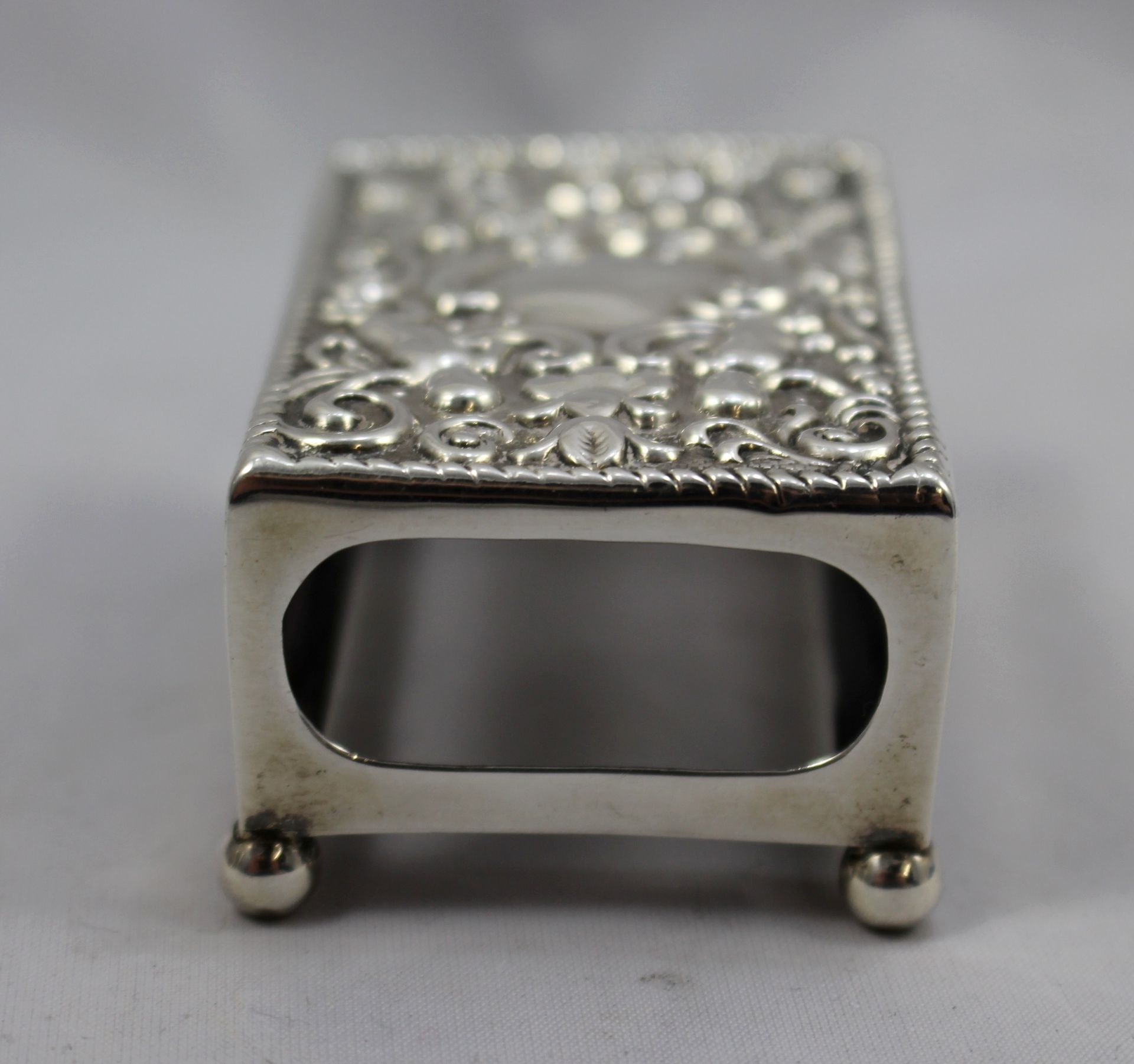 Late Victorian Sterling Silver Matchbox Holder Chester 1900 - Image 4 of 6