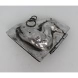 Vintage Silvered Duck Chocolate Mould