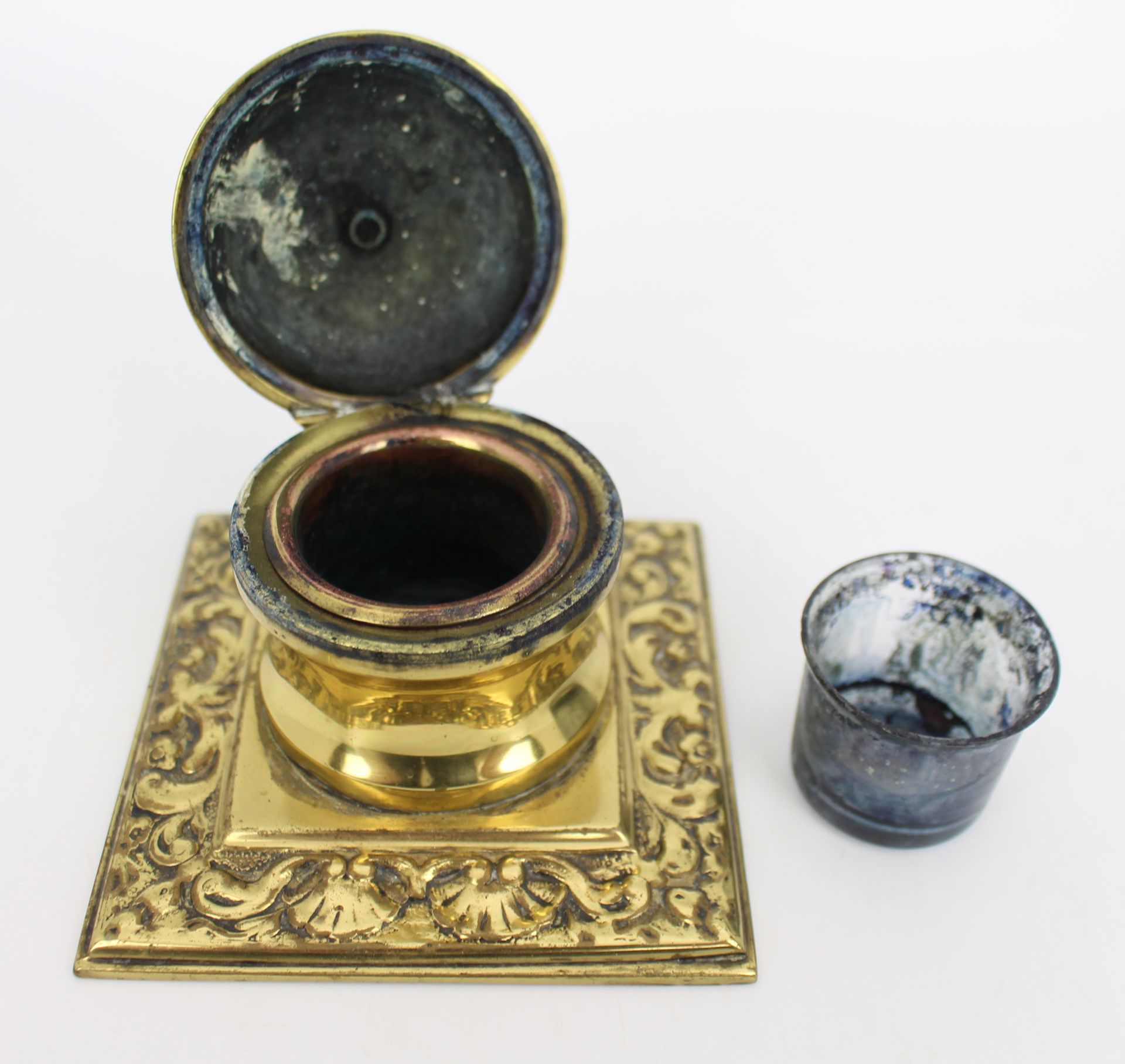 Brass Inkwell - Image 4 of 5