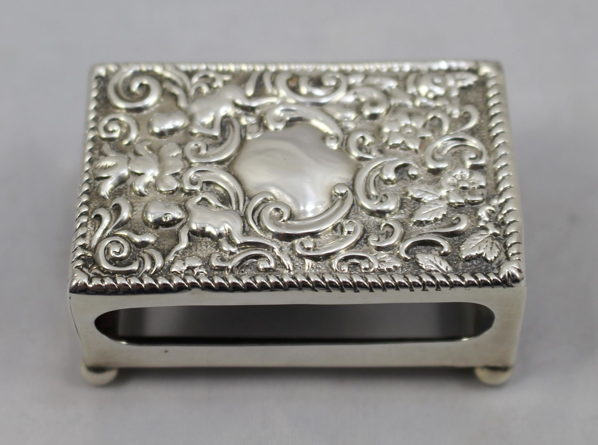 Late Victorian Sterling Silver Matchbox Holder Chester 1900 - Image 2 of 6