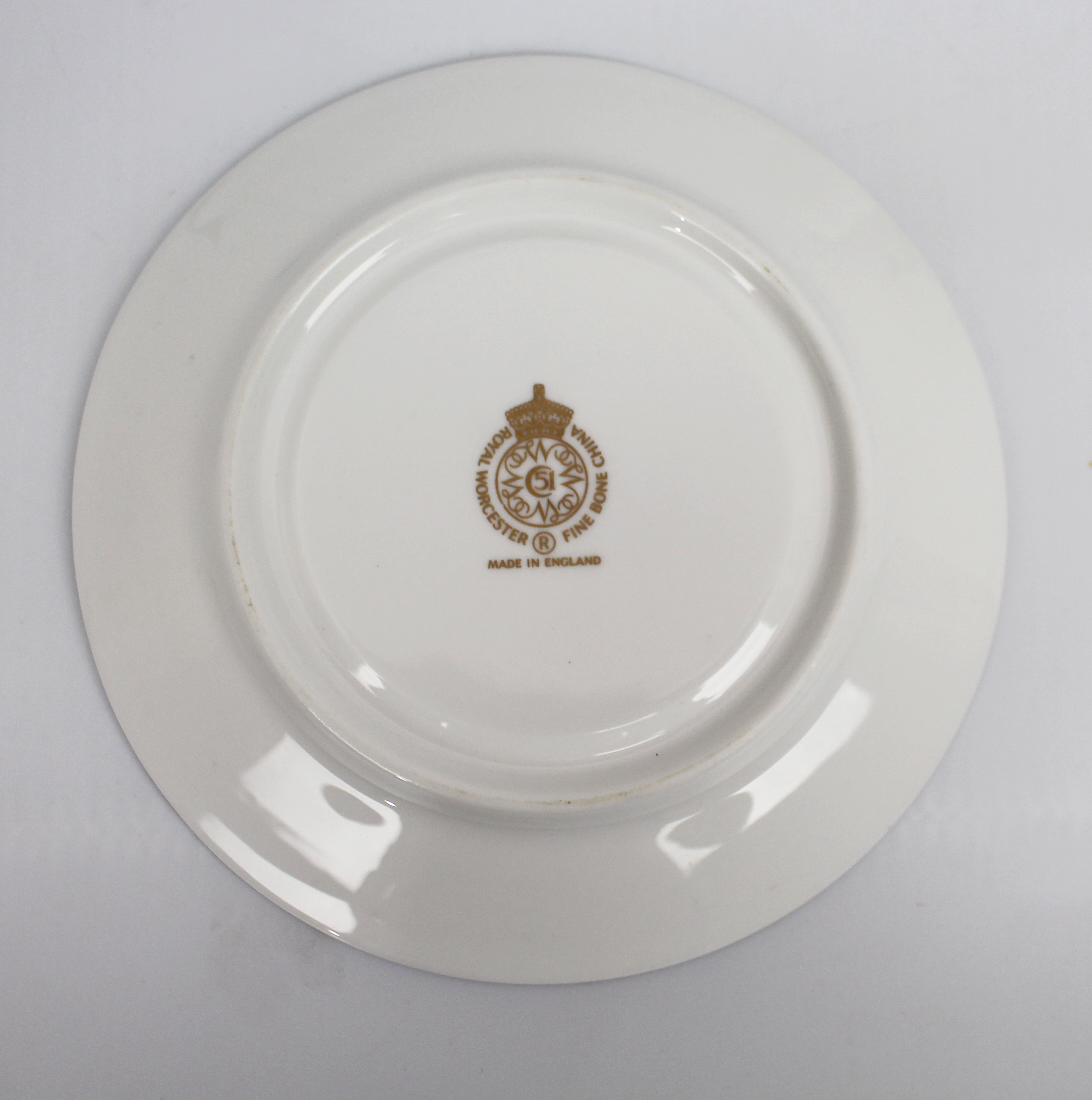 Royal Worcester Commemorative Tea Cup & Saucer Retailed by Harrods - Image 5 of 5