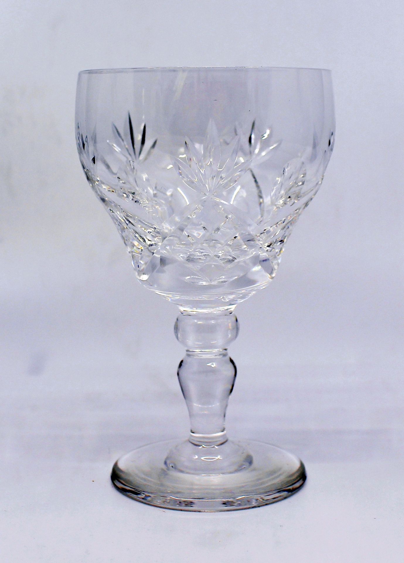 Set of 12 Royal Brierley ""Elizabeth"" Cut Dessert Wine Glasses - Image 2 of 6