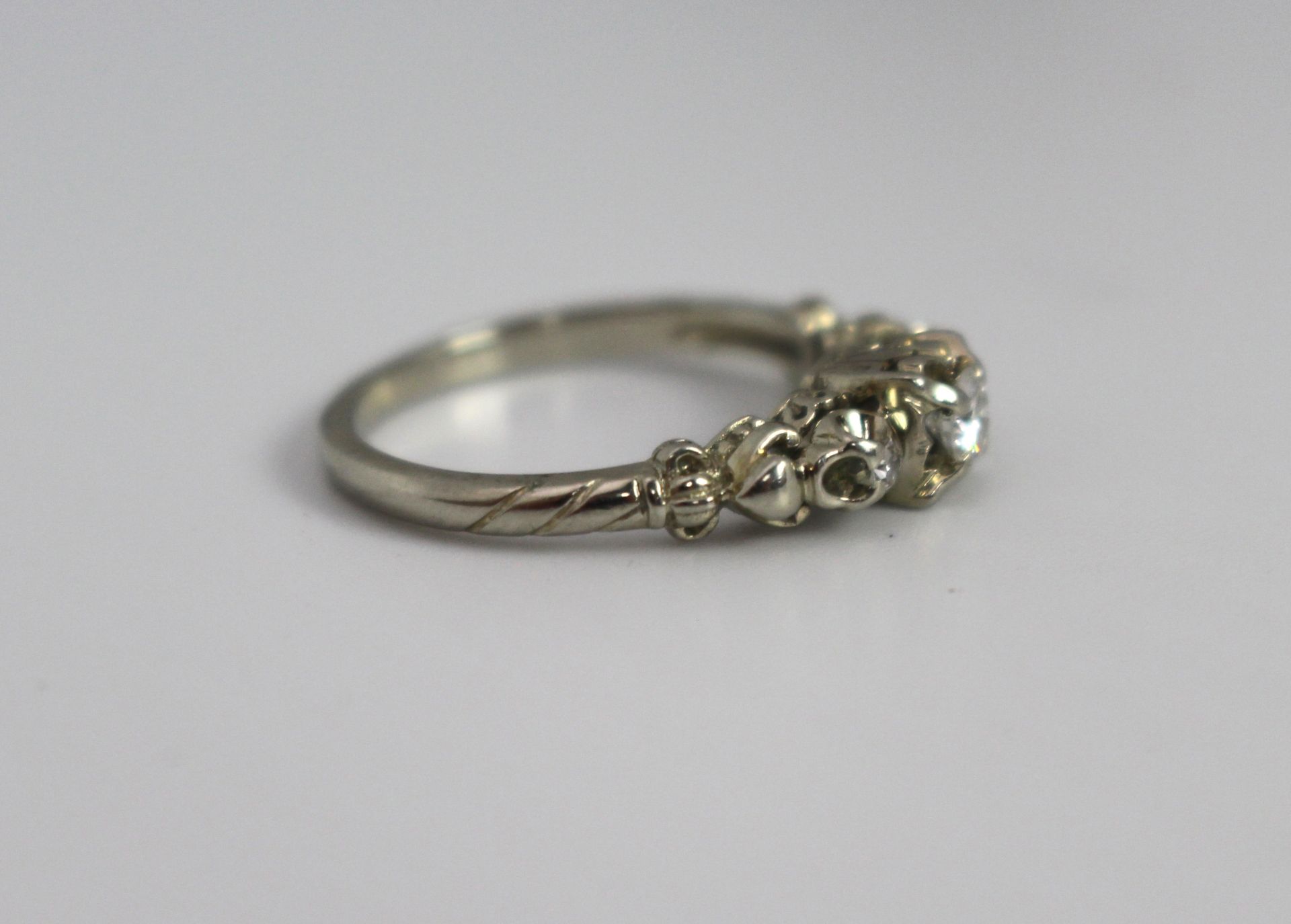 Diamond Three Stone Ring 0.21 Carat - Image 4 of 5