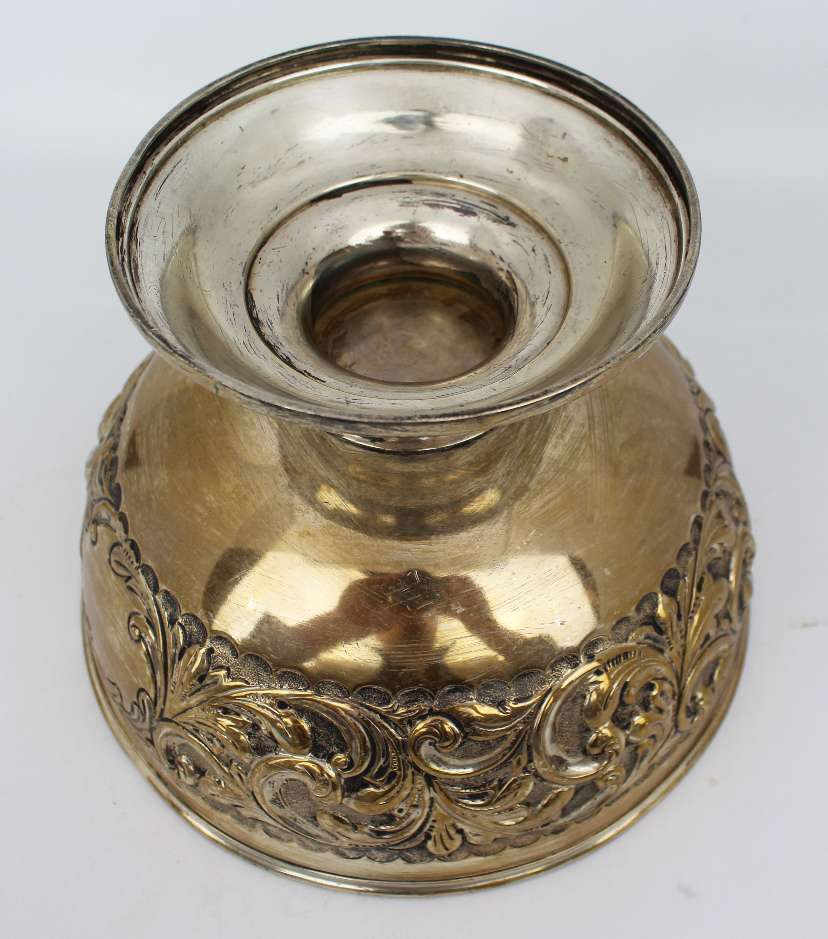 Edwardian Solid Silver Bowl London 1901 - Image 5 of 5