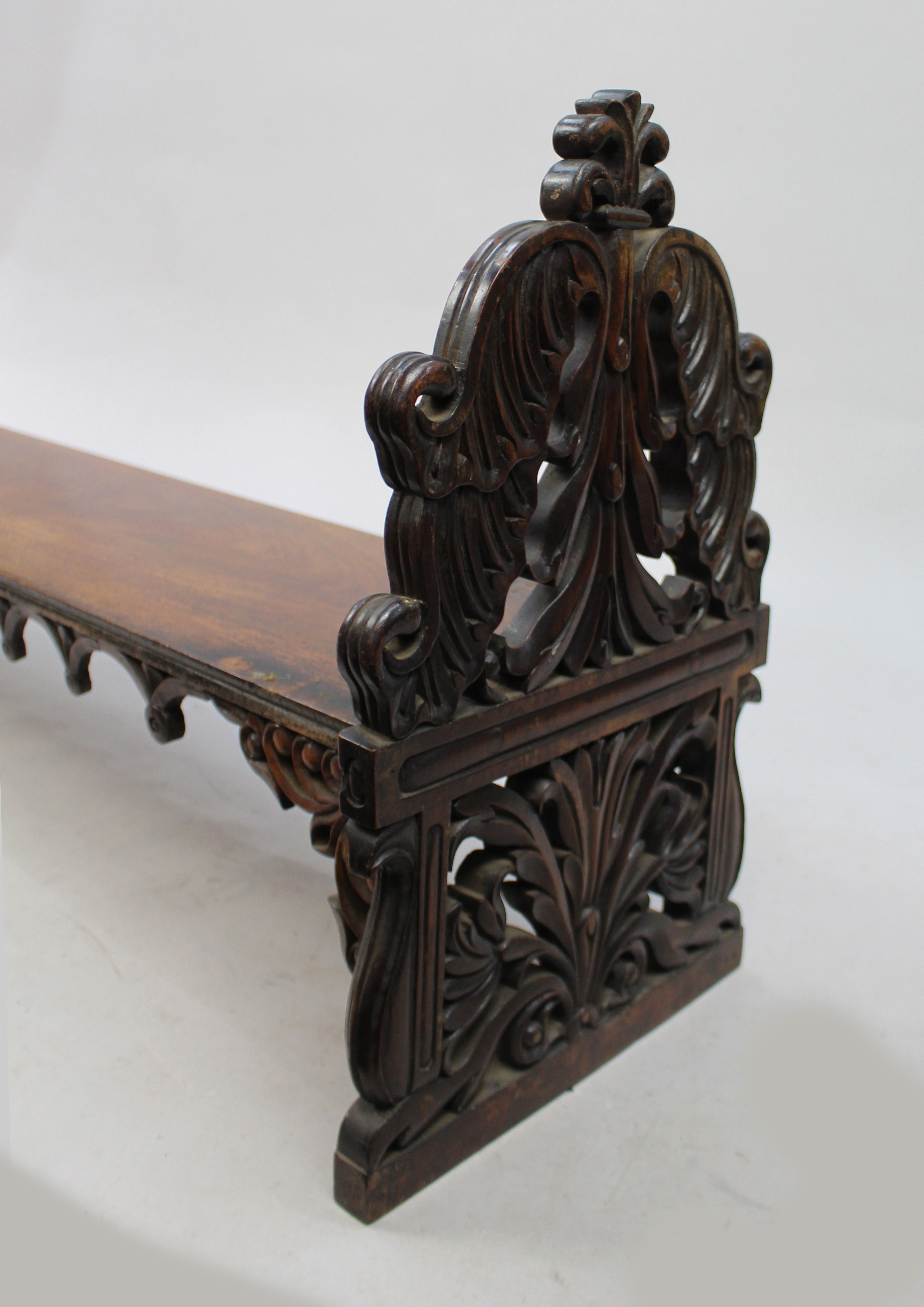 Early 19th c. Ecclesiastical Rosewood Altar Table Stand - Image 5 of 5