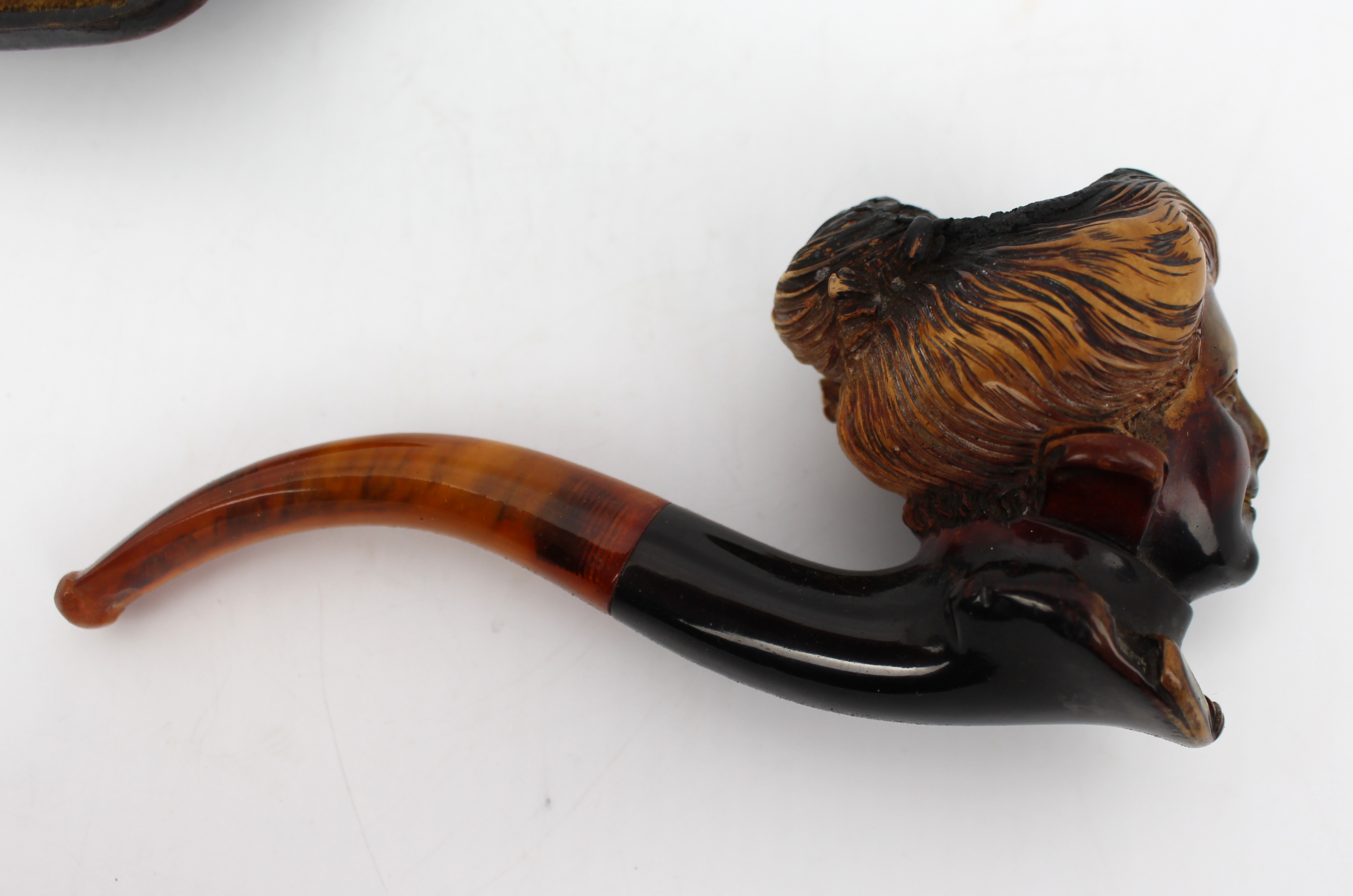 Antique W H Newman Cased Meerschaum Pipe - Image 2 of 6