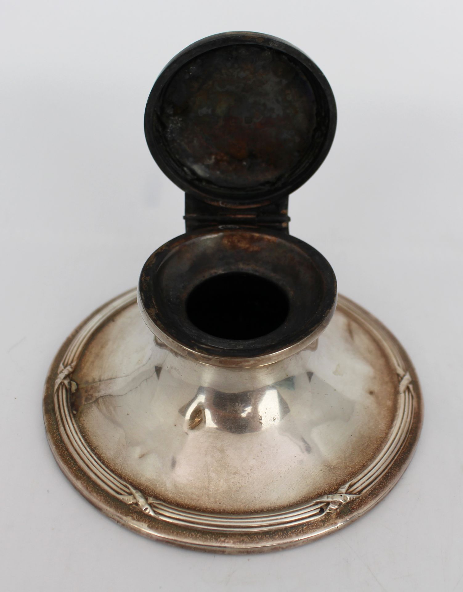 Solid Silver Inkwell - Image 5 of 6