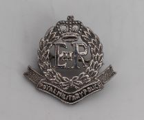 Royal Military Police Pin Badge White Metal