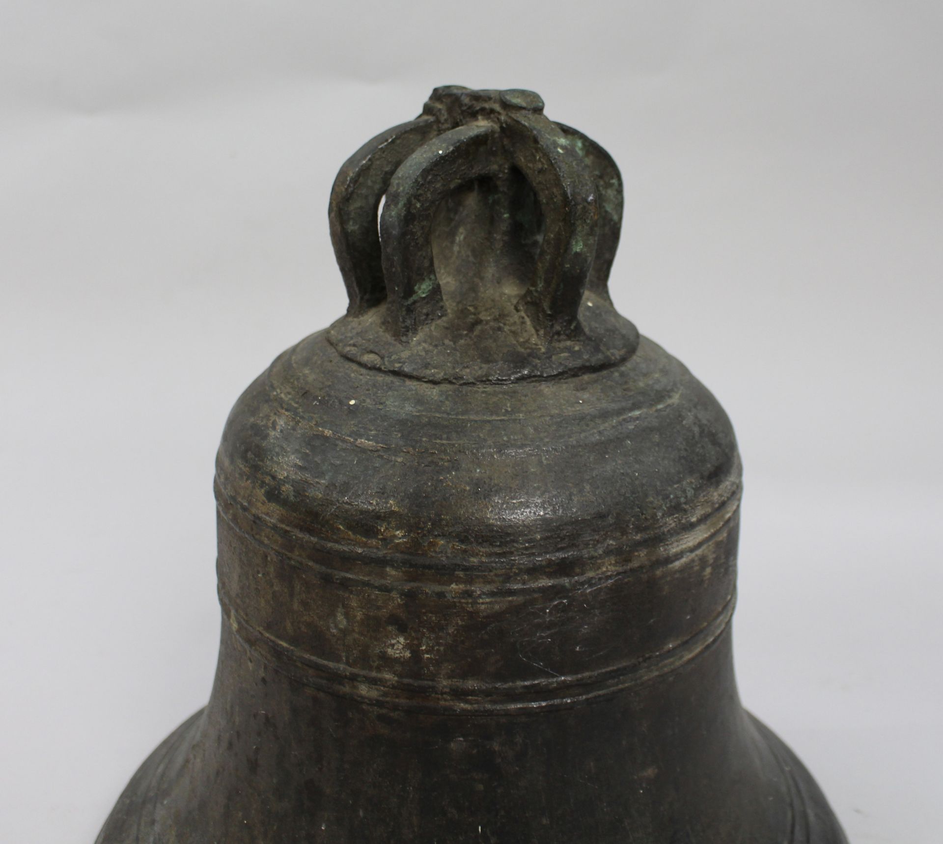 Antique Early 19th c. Bronze Bell 1805 - Image 4 of 7