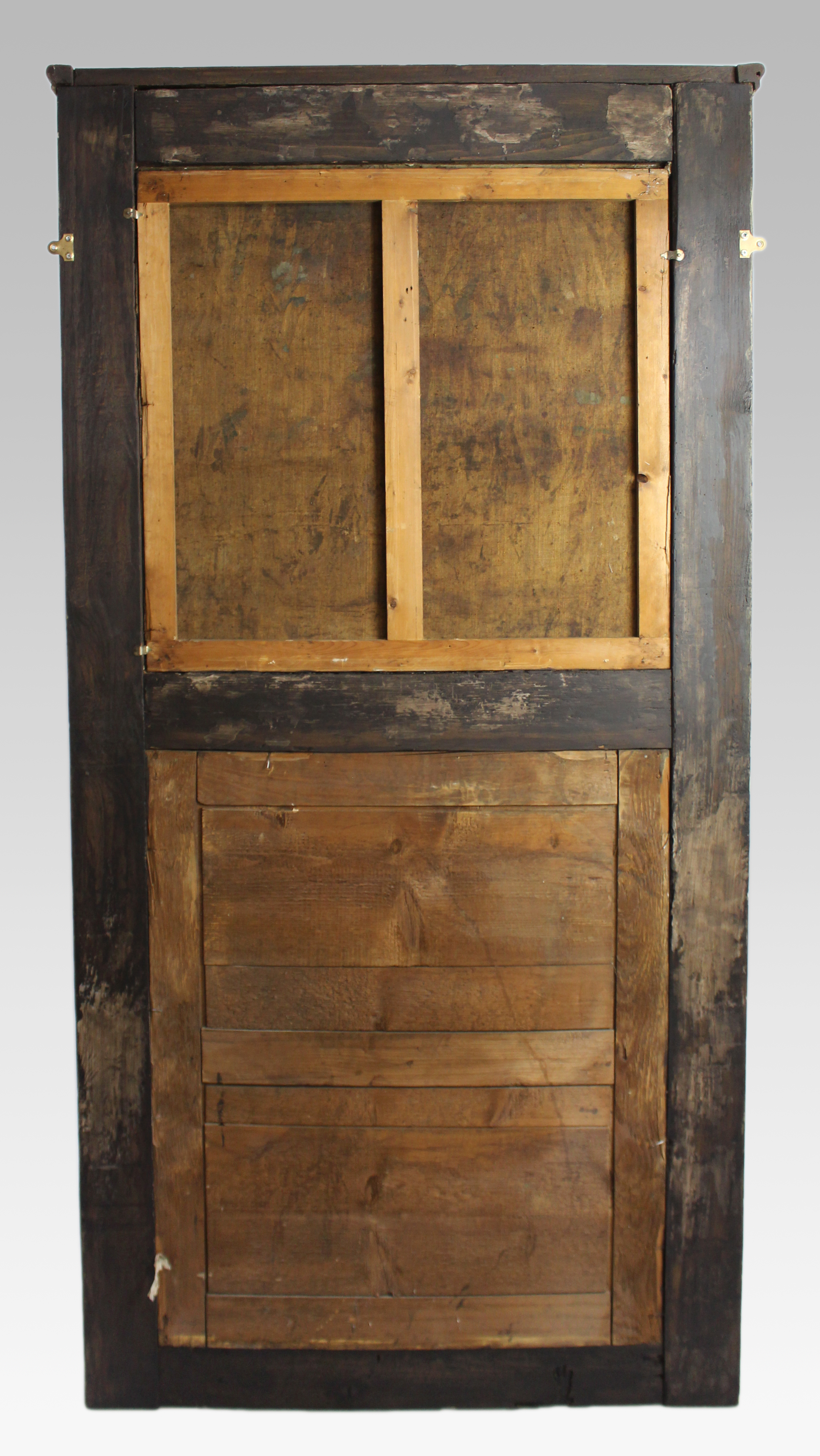 Tall French Antique Chateau Trumeau Mirror c.1890 - Image 7 of 9