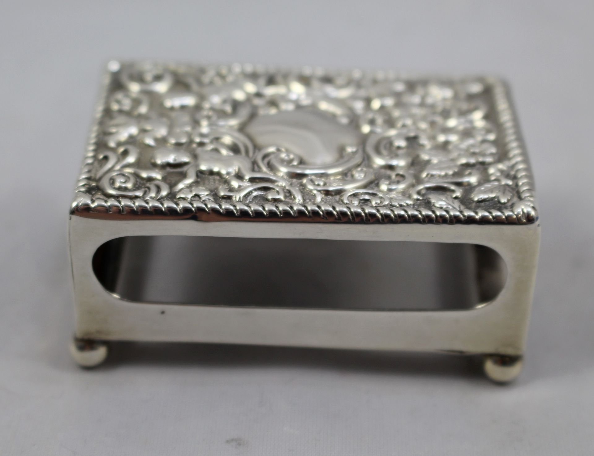 Late Victorian Sterling Silver Matchbox Holder Chester 1900 - Image 3 of 6