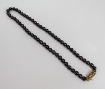 Black Pearl Necklace