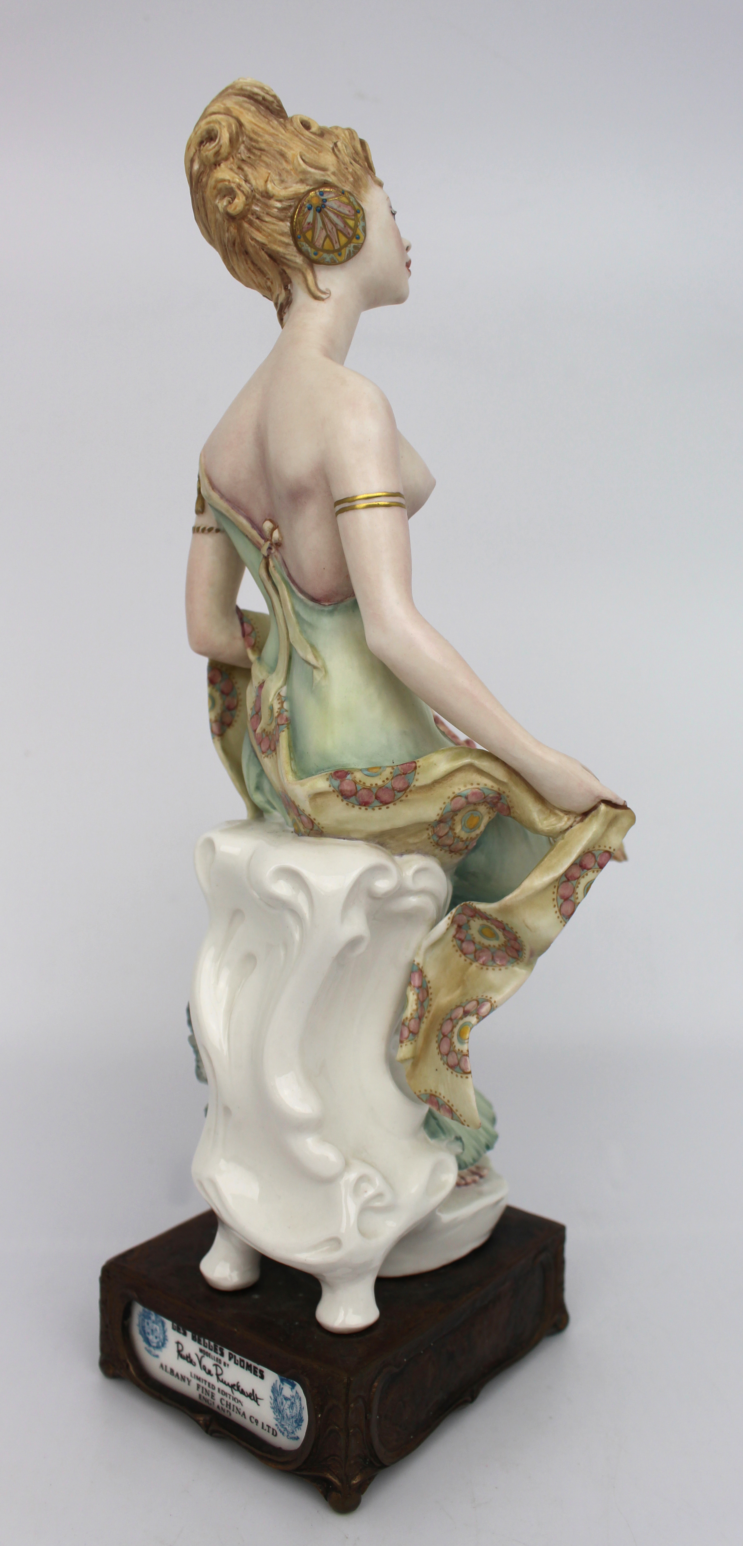 Albany Art Nouveau Series Figurine Les Belles Plumes - Image 3 of 6