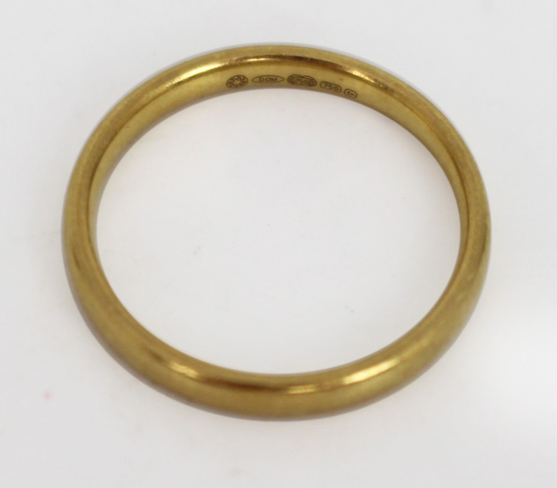 18ct Yellow Gold Wedding Band - Image 2 of 4