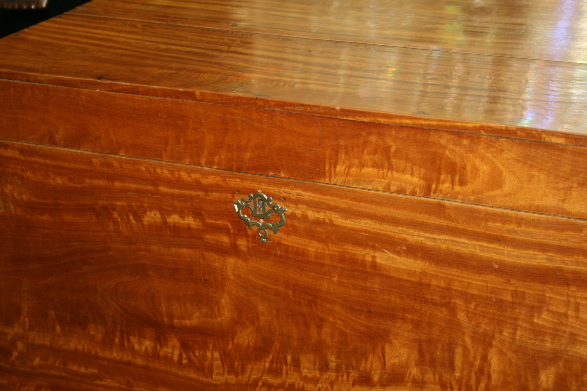 George IV Solid Satinwood Silver Chest on Stand - Image 6 of 10