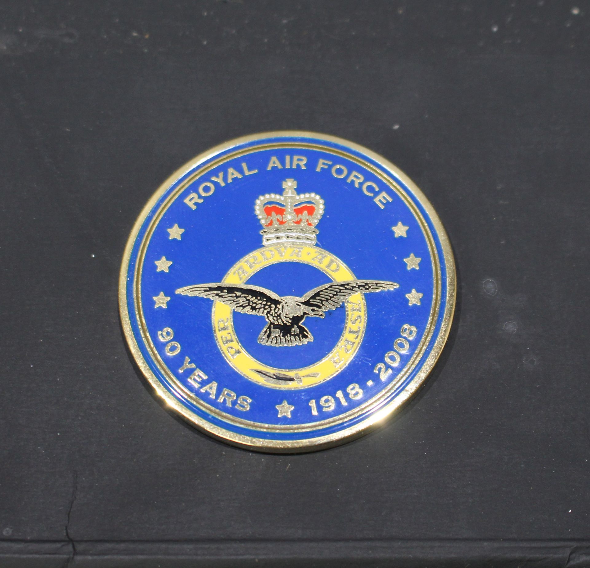 Lockheed Martin Royal Air Force 90th Anniversary Coin - Image 3 of 4