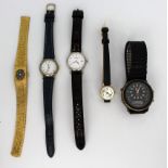 Collection of 5 Vintage Wristwatches