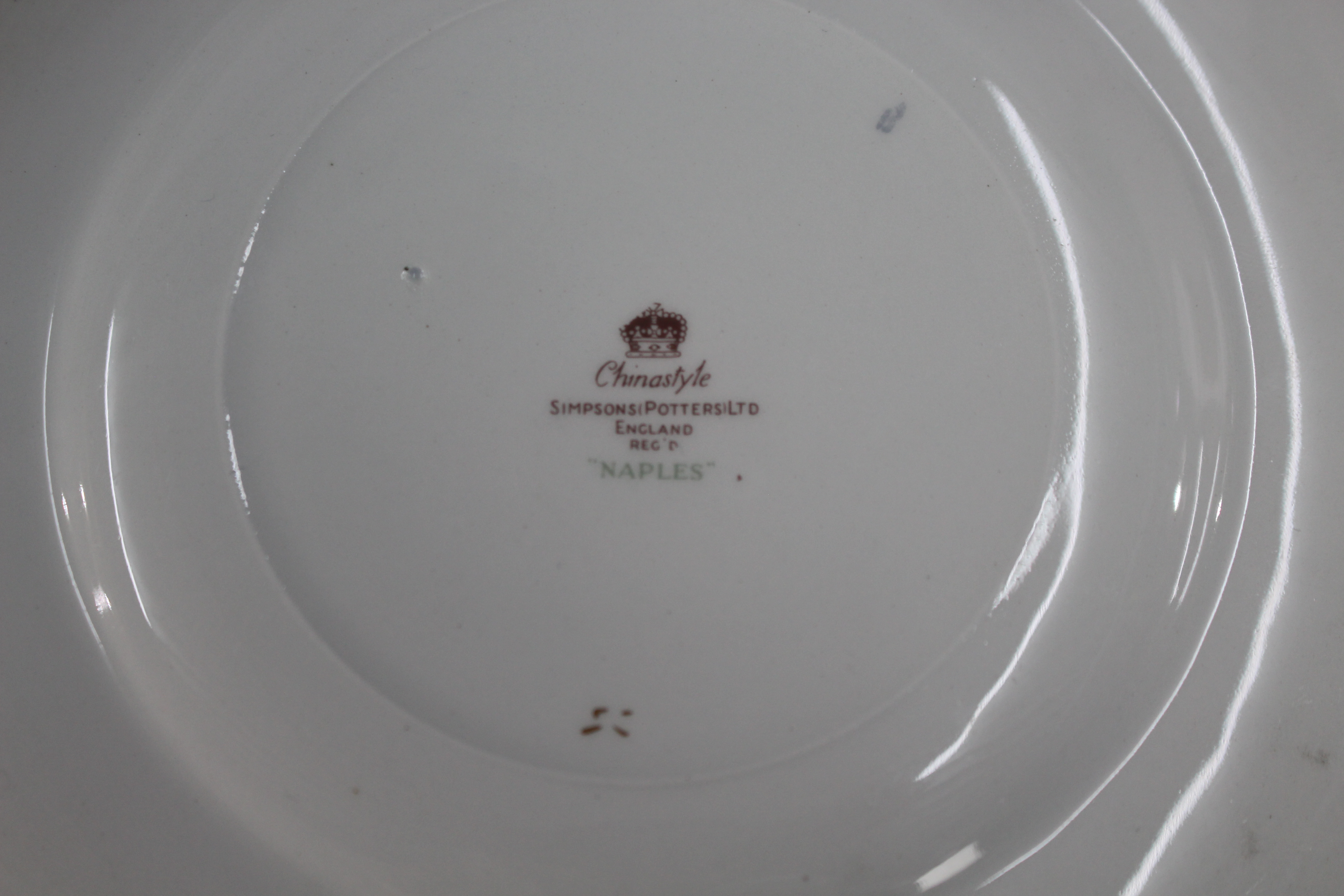 China style Simpson Potteries Naples Part Dinner Service - Image 7 of 7