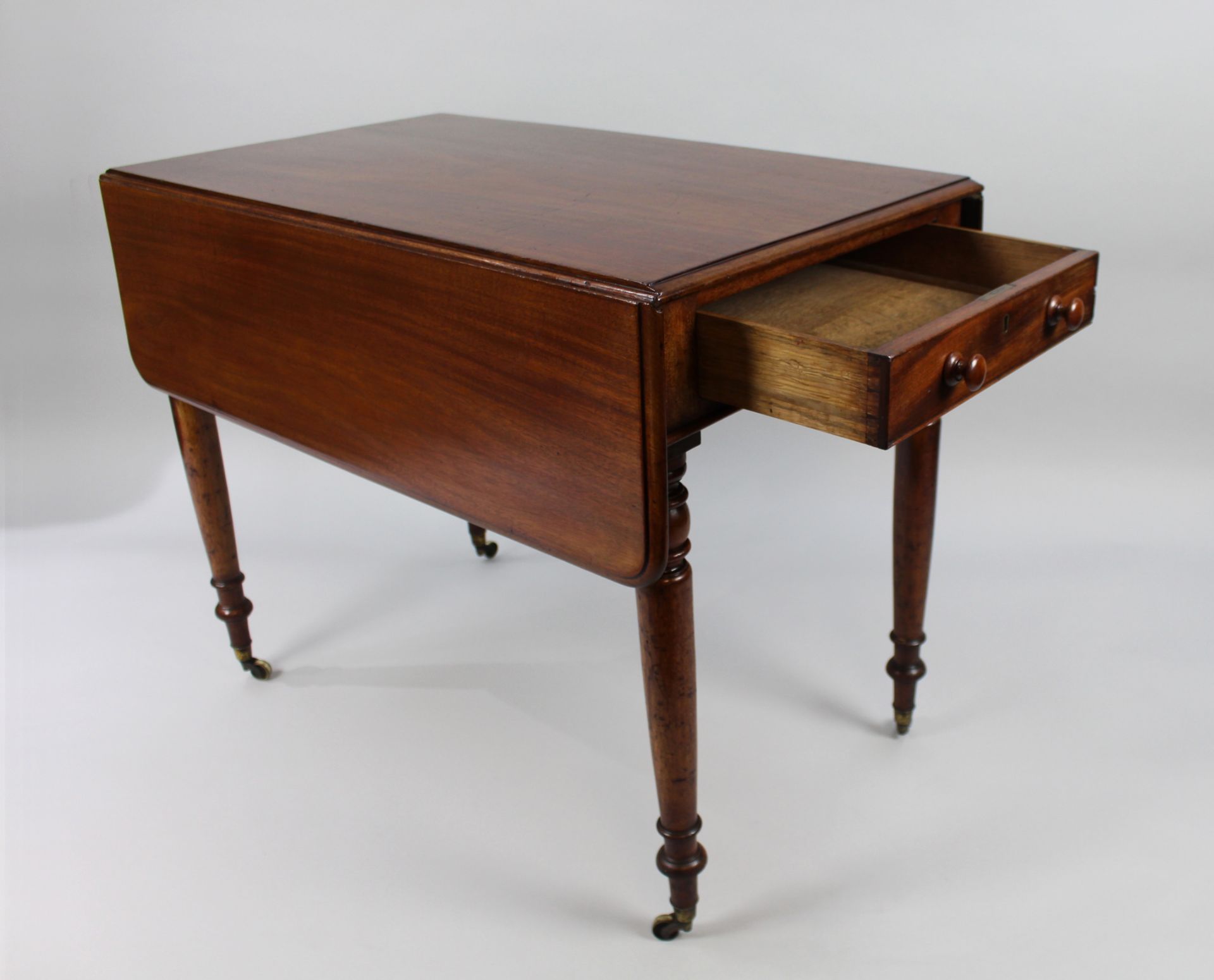 English Regency Mahogany Pembroke Table - Image 5 of 6