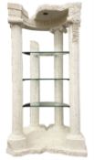 Cast Classical Architectural Stone Effect Display Stand