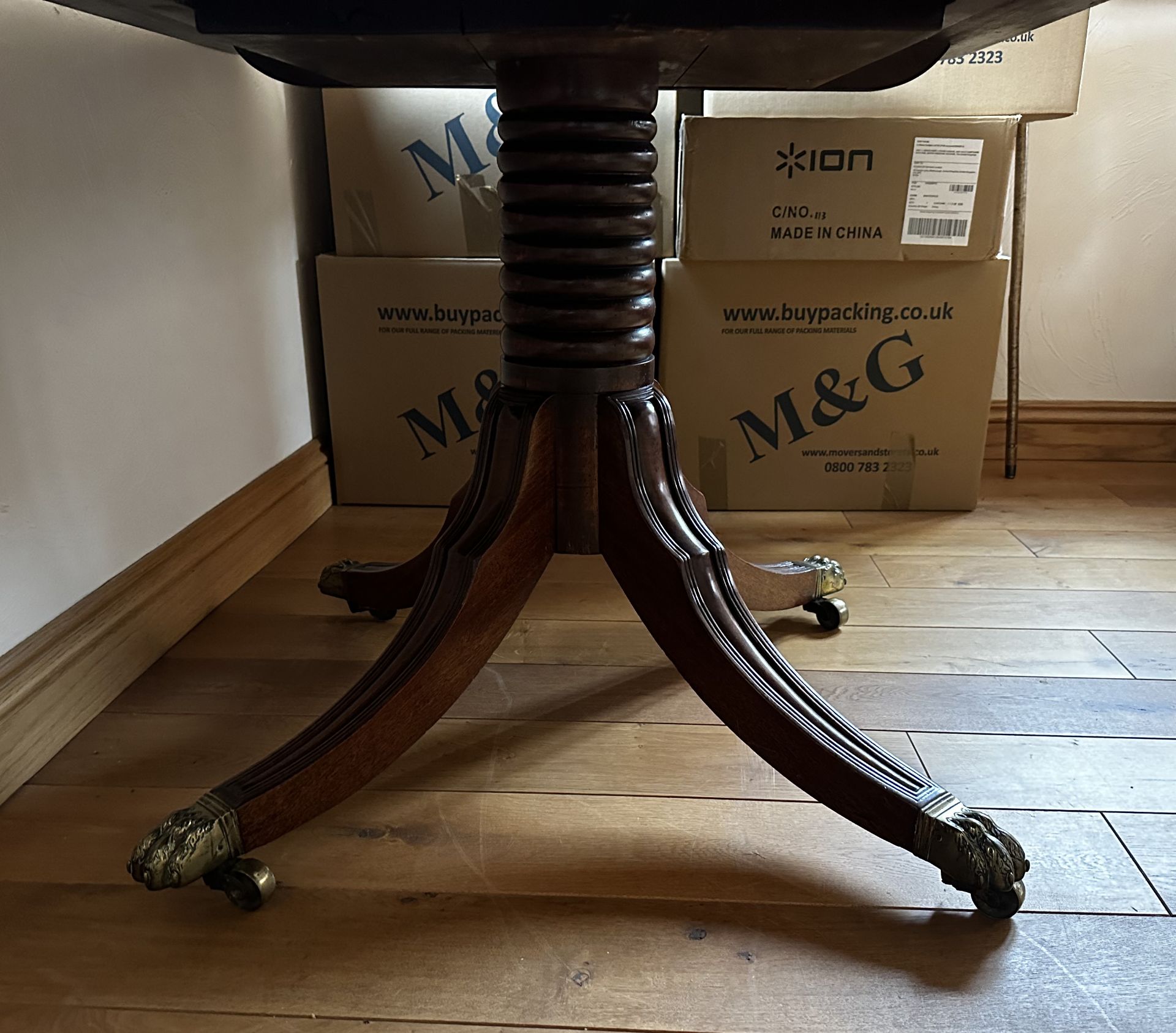 Antique George IV Breakfast Table & 6 Chairs - Image 6 of 13