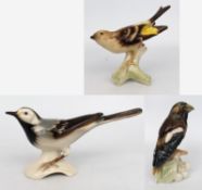 Set of 3 Goebel Porcelain Birds